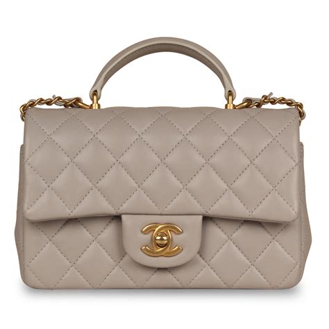 chanel vintage mini bag|chanel mini flap bag with top handle.